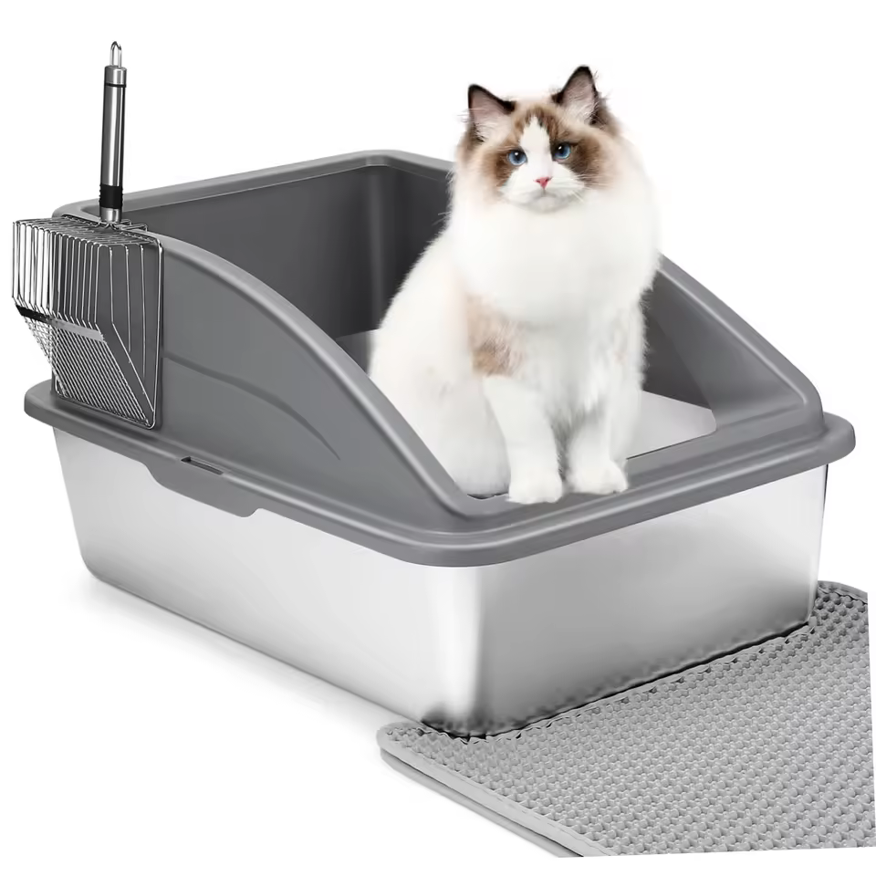 Stainless Steel Cat Litter Box