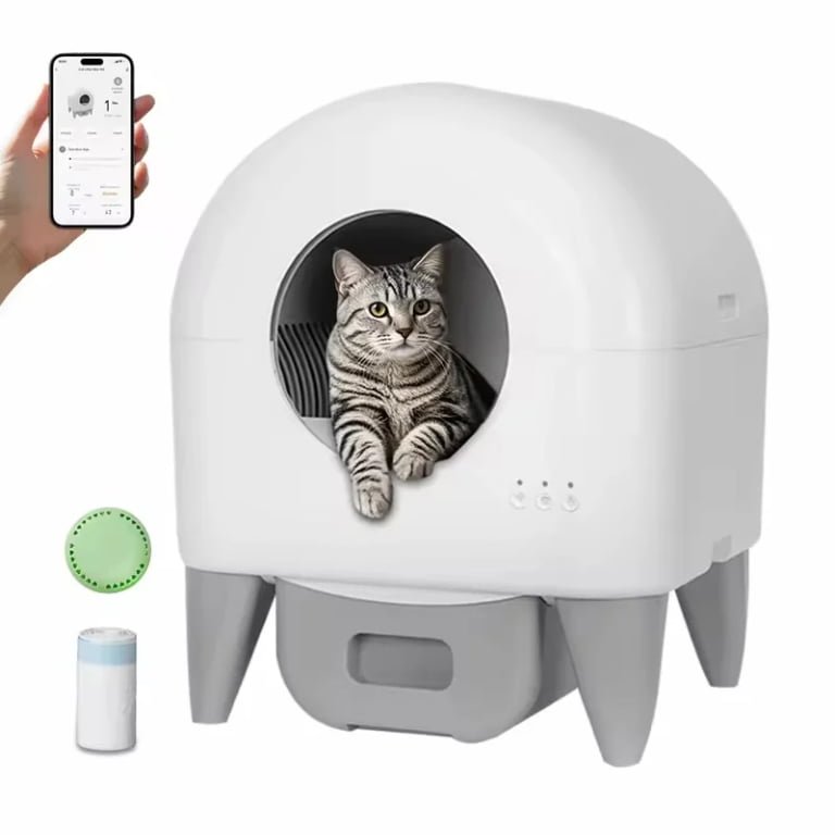 Smart Self-Cleaning Cat Litter Box