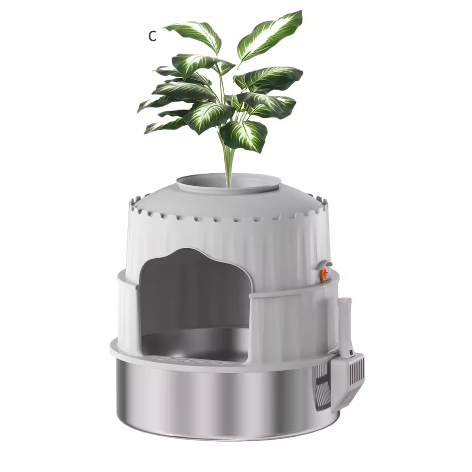 Decorative Plant Cat Litter Box